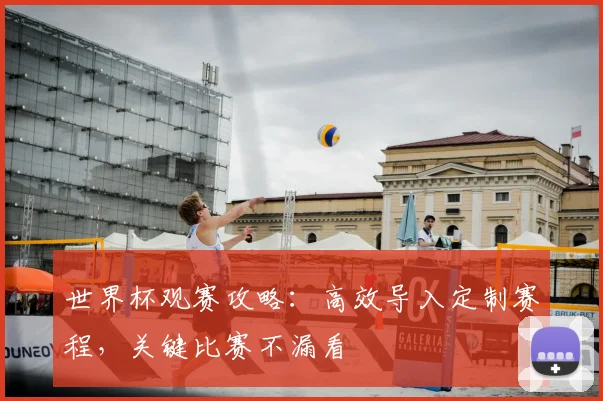 世界杯观赛攻略：高效导入定制赛程，关键比赛不漏看